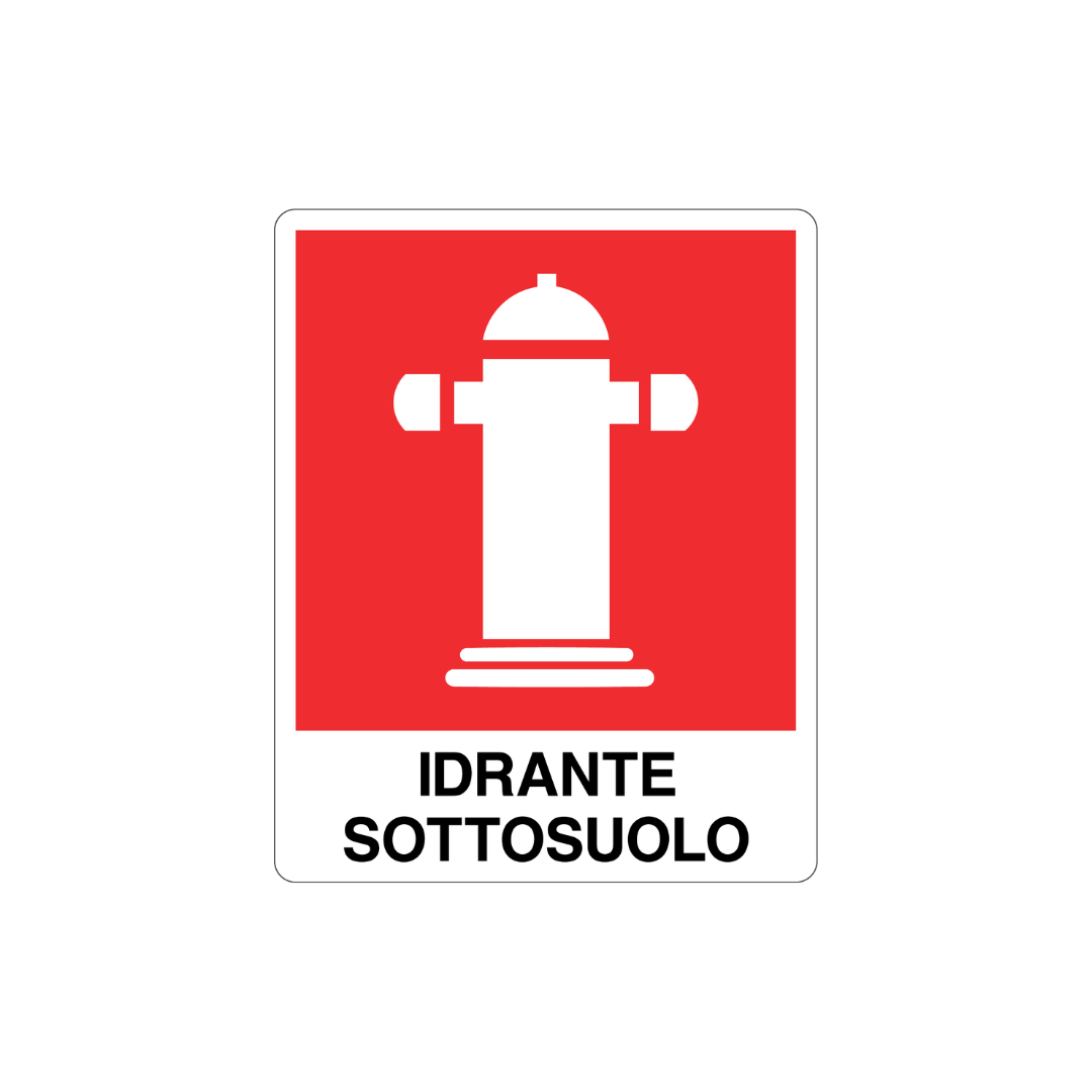 CARTELLO IDRANTE SOTTOSUOLO