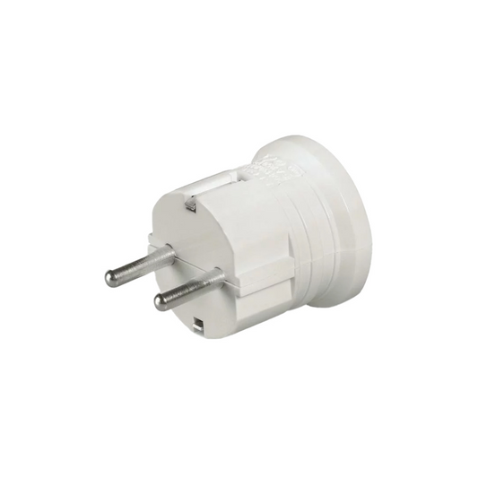 SPINA VOLANTE SCHUKO 2P+T BIANCA 16A SCA
