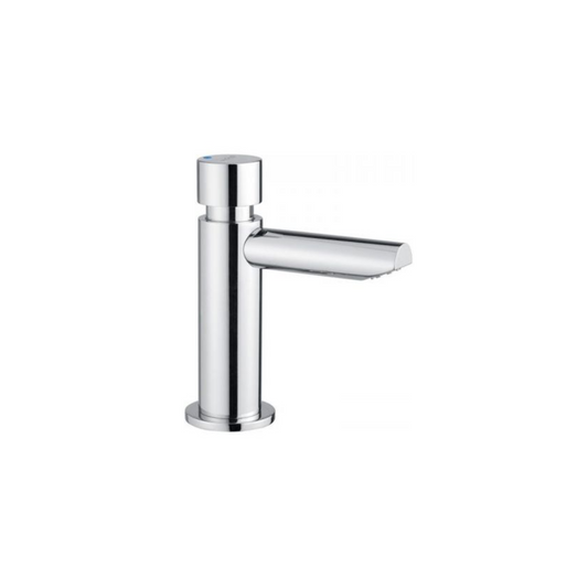 RUBINETTO LAVABO MINIMAL CON COMANDO A  PULSANTE