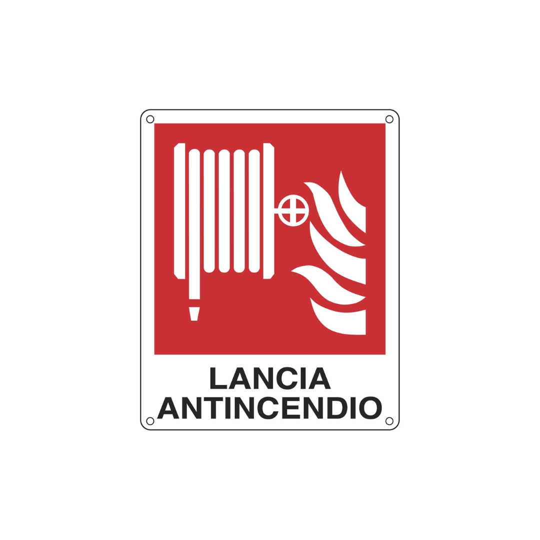 CARTELLO IDRANTE LANCIA ANTINCENDIO