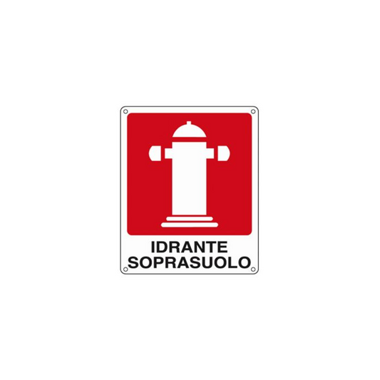 CARTELLO IDRANTE SOPRASUOLO